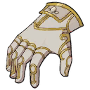 White Rose Elder Gloves